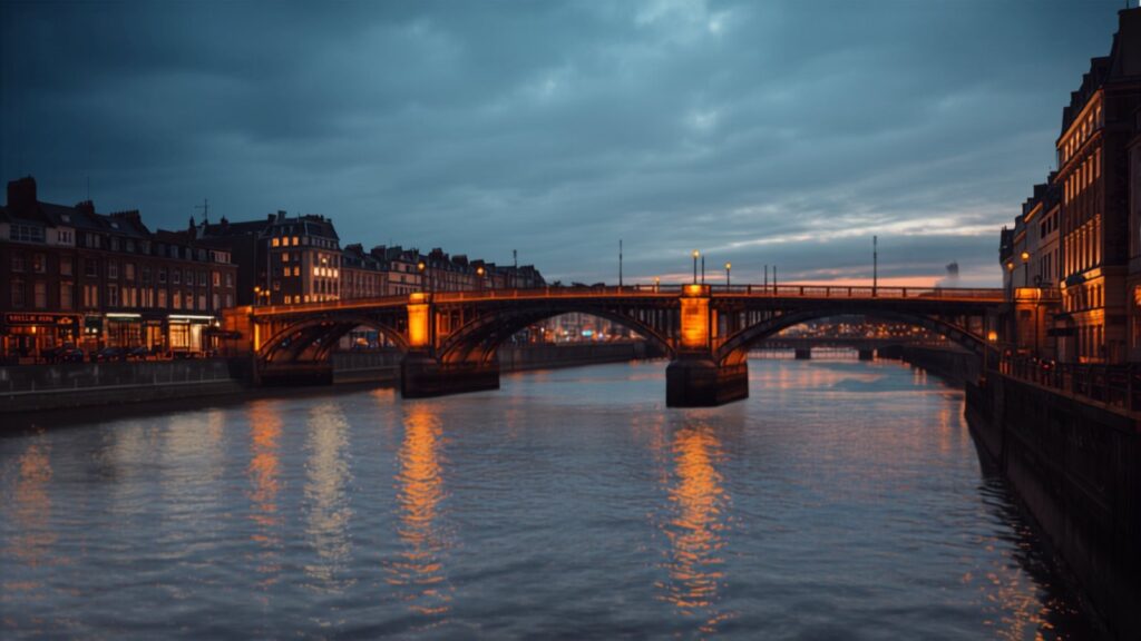 Dublin riverside at dusk — TravelDeals AI