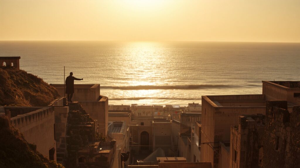 Essaouira seaside ramparts at golden hour — TravelDeals AI