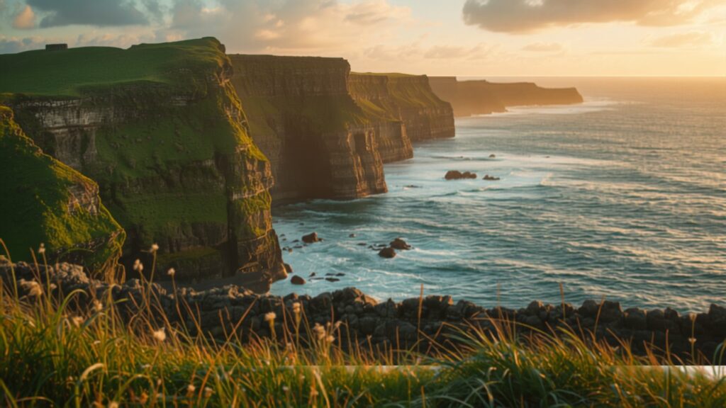 Irish coastline at golden hour — TravelDeals AI