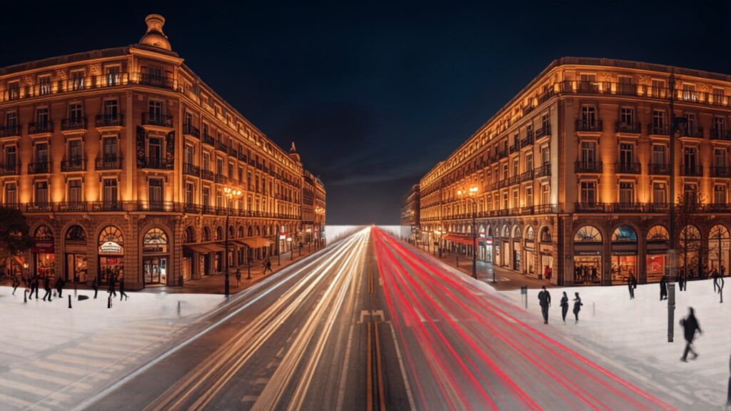 Madrid Gran Via at night — TravelDeals AI