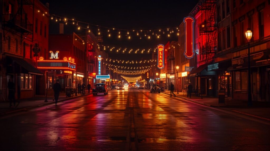 Memphis Beale Street neon nightlife — TravelDeals AI