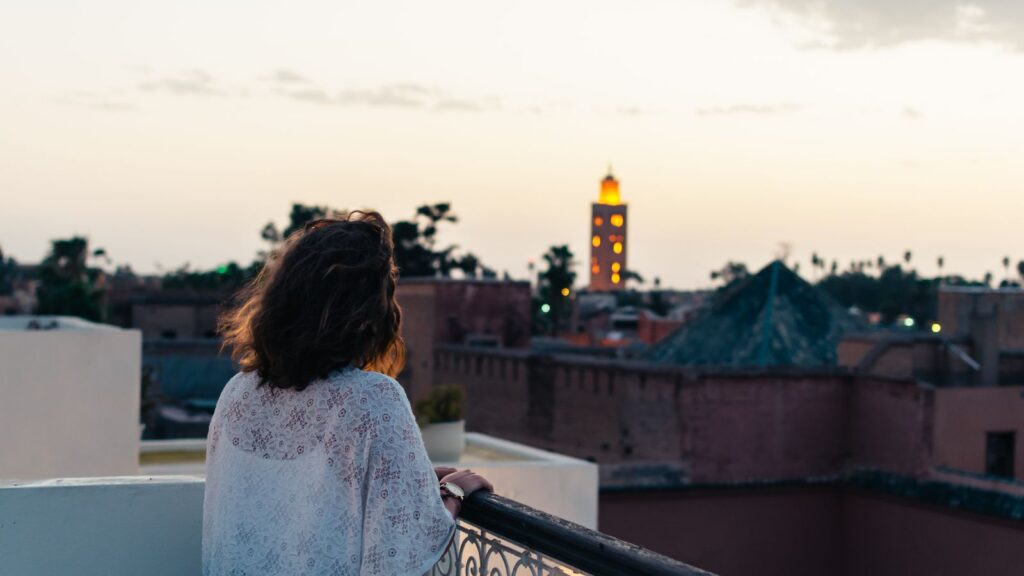 Marrakech rooftops at sunset — TravelDeals AI