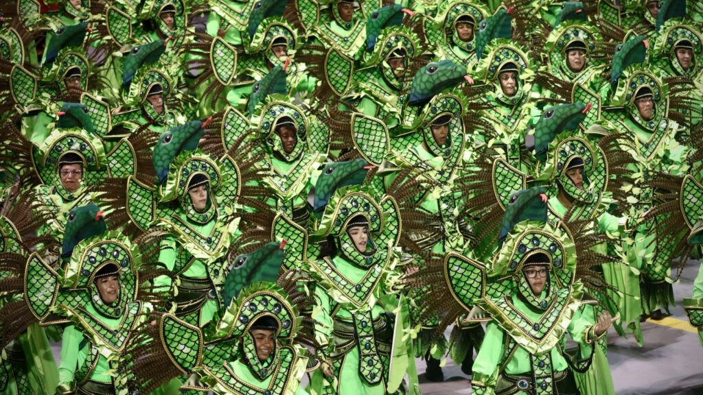 Rio carnival samba parade in colour — TravelDeals AI
