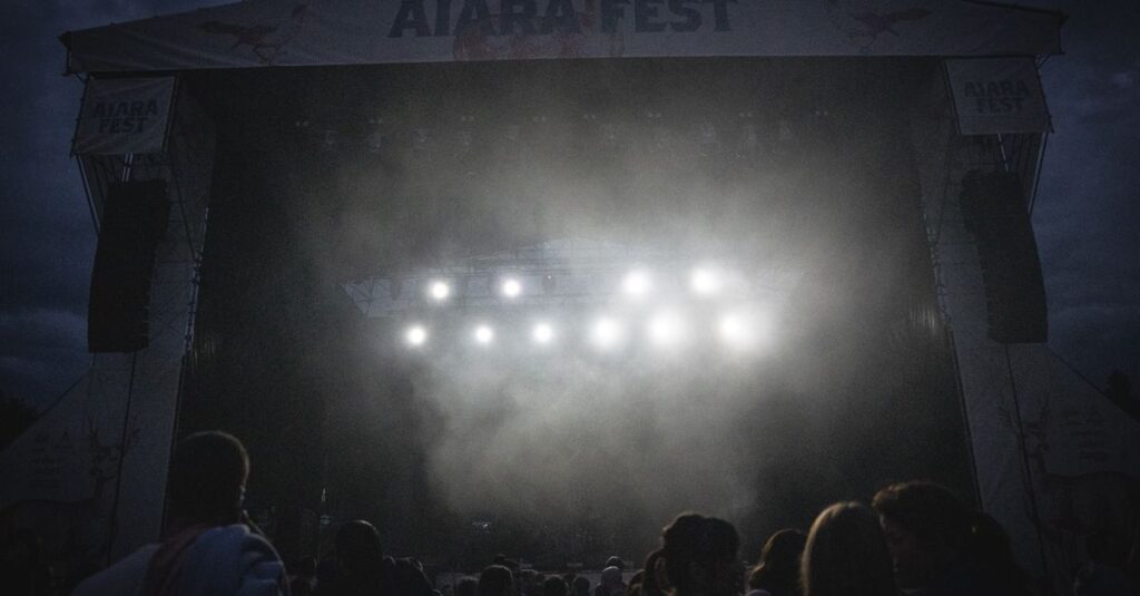 riot fest music festival crowd