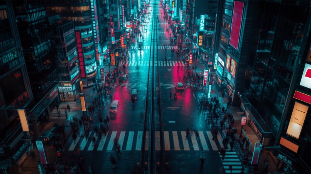 Tokyo neon streets at night — TravelDeals AI